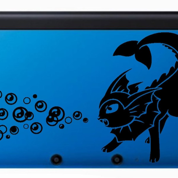 Vaporeon Vinyl Decal - Pokemon - Vinyl Decal, Gamer Gift, Car Decal, Wall Decal, Nerdy, Geeky, Sticker, Video Gaming Gift, Eeveelution