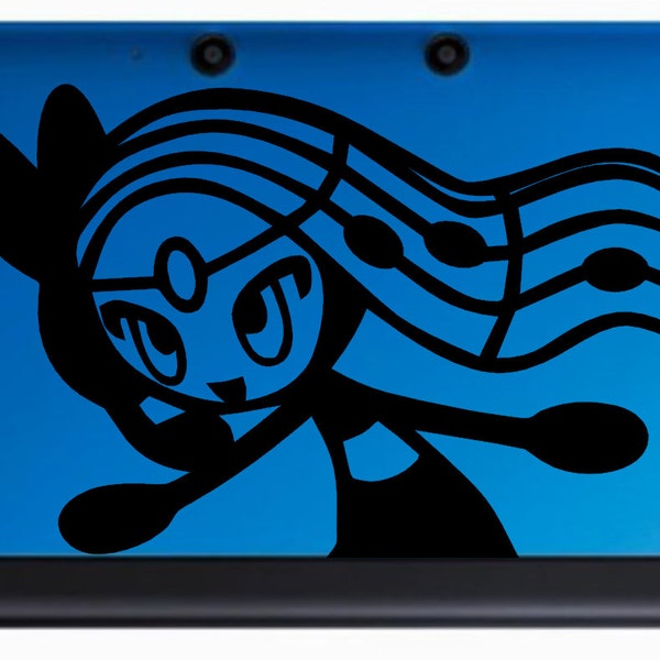 Meloetta Vinyl Decal - Pokemon - Vinyl Decal, Gamer Gift, Car Decal, Wall Decal, Nerdy, Geeky, Sticker, Video Gaming Gift, Nintendo Switch