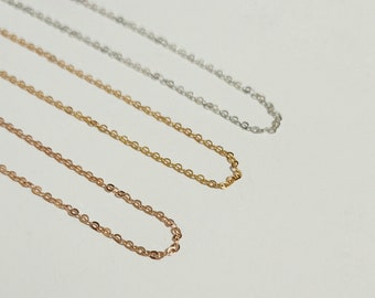 Solid Gold Chain | Dainty Necklace | Minimal Jewelry