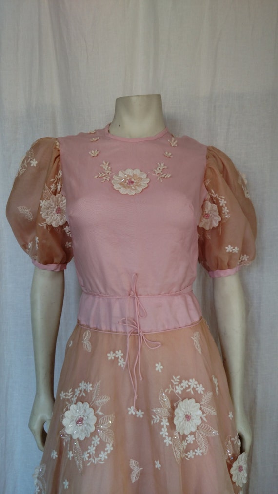 Vintage 50s Prom Dress