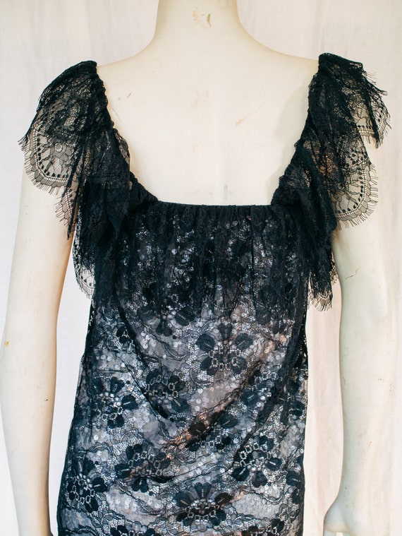 90s Winged Gothic Dress