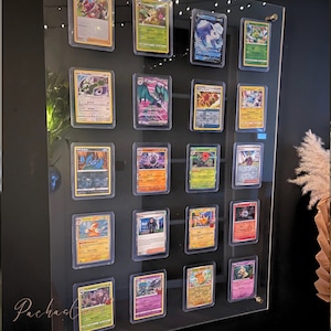 Cartes à collectionner Pokemon en plexiglas acrylique kunst