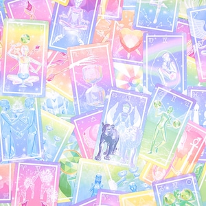 Cartes simples/cartes de remplacement pour le Tarot Prism