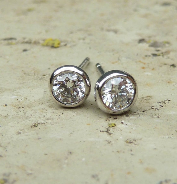 Etsy diamond 2024 stud earrings