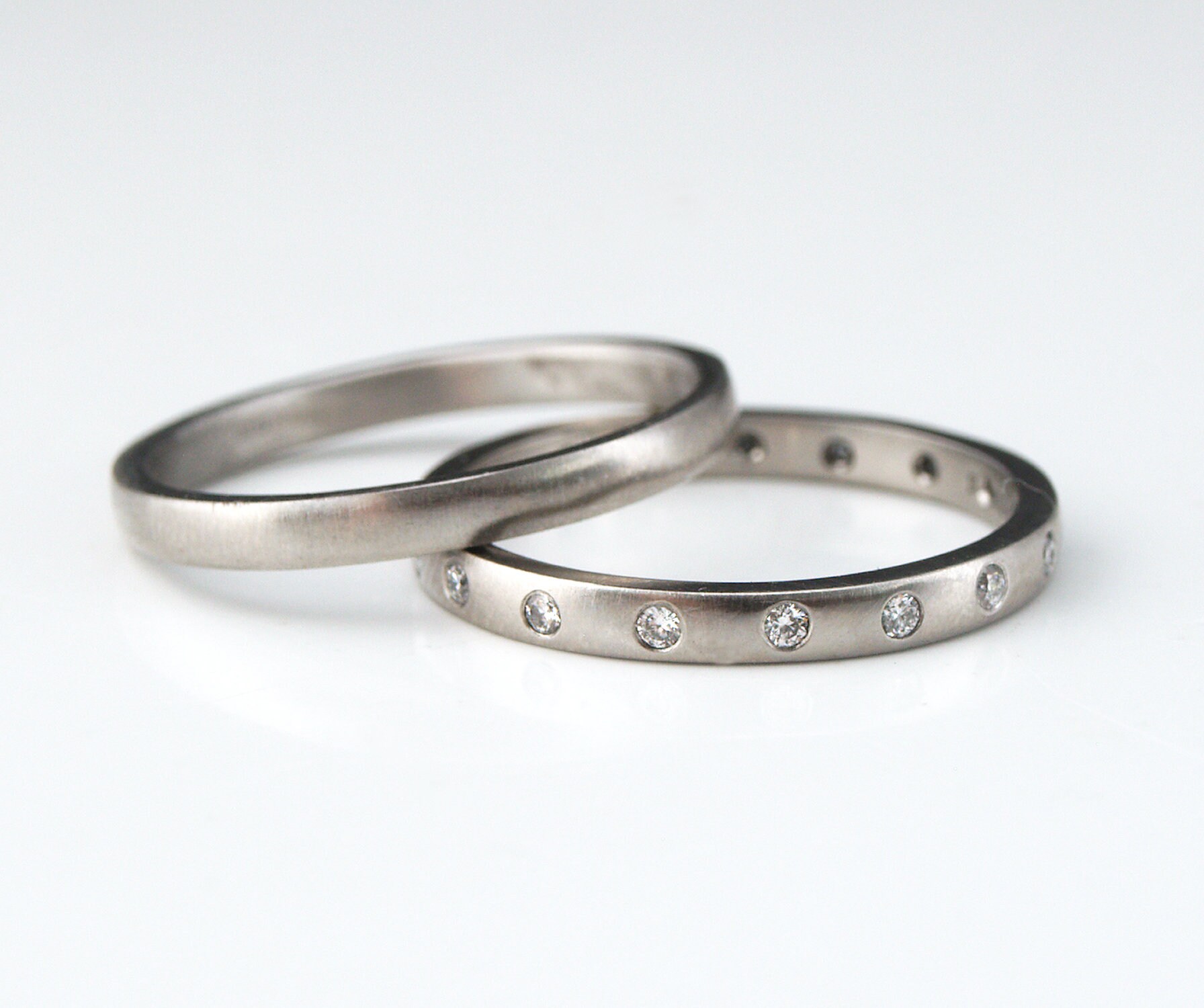 Platinum Trillion Diamond Eternity Ring