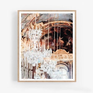 Chandelier Wall Art Palace of Versailles France Architectural Print Digital Download, Travel French Print 5x7, 8x10, 11x14, 16x20, 18x24