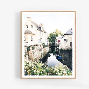 French Country Decor Bayeux Normandie Frankreich Landschaft Digital Download Printable Neutral Reise Wand Kunst Druck 5 x 7 8 x 10, 11x14, 16 x 20, 18 x 24