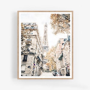 Paris in Spring, Paris Wall Art, Eiffel Tower Decor, Paris Print