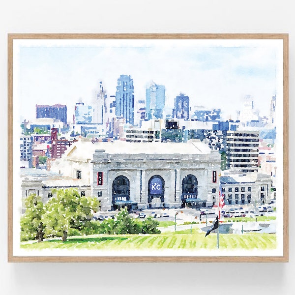 Kansas City Wall Art Etsy