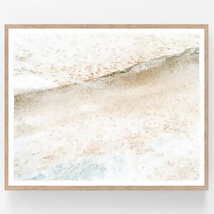 Neutral Beach Print Abstract Modern Wall Art Digital | Etsy