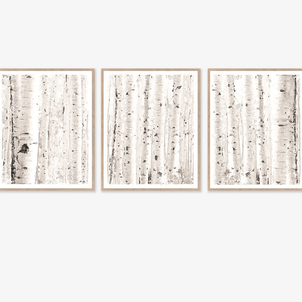 Birch Tree Prints - Etsy