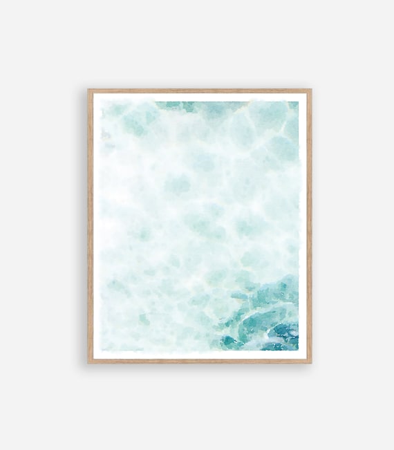 Abstract Water Neutral Watercolor Wall Art Digital Download | Etsy