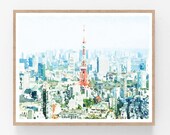T. TAKESUE 水彩画 建物 約A4サイズ 811e2670fe9108d51400d96af67ac6