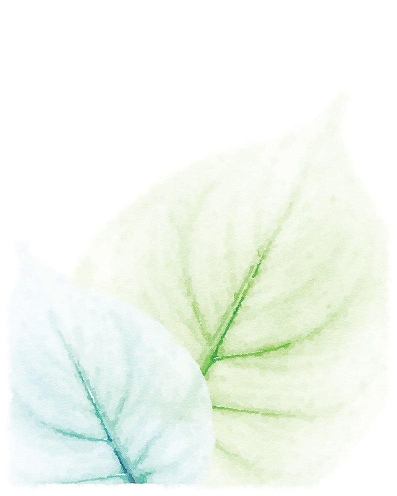 Botanical Print Set of 2 Digital Download, Nature Gallery Wall Art Leaf ...