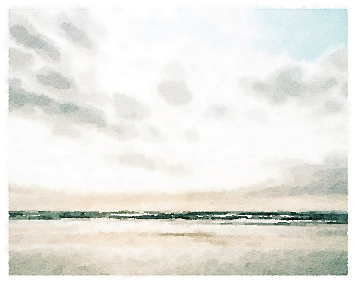 Landscape Painting Printable Wall Art Watercolor Print - Etsy