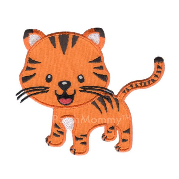 Tiger Iron-On Patch Applique - Kids / Baby