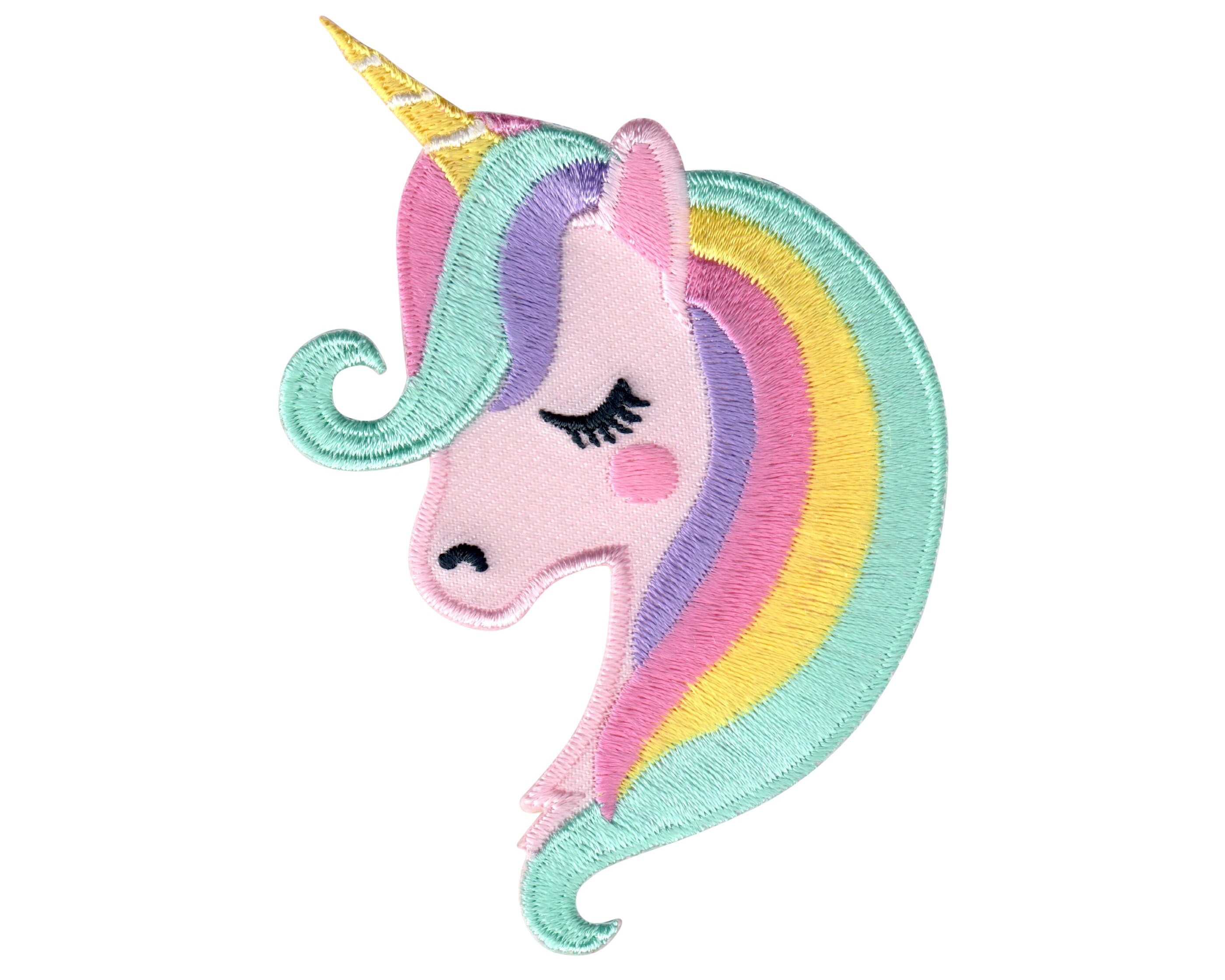 Unicorn Patch Iron On or Sew On Embroidered Applique for clothing / k…