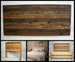 Reclaimed Wood Hanging Headboard, Headboard with Posts, or Headboard—Footboard Combination  |  choose your size  |  Remilled Horizon Design 