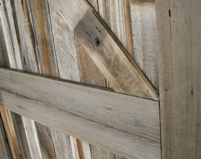 Traditional Reclaimed Barn Wood Door