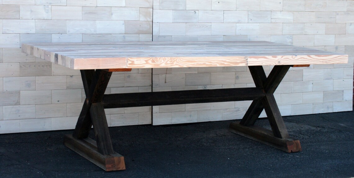 Barn Rustic Table Legs Reclaimed Wood Dining Table With Barn Wood
