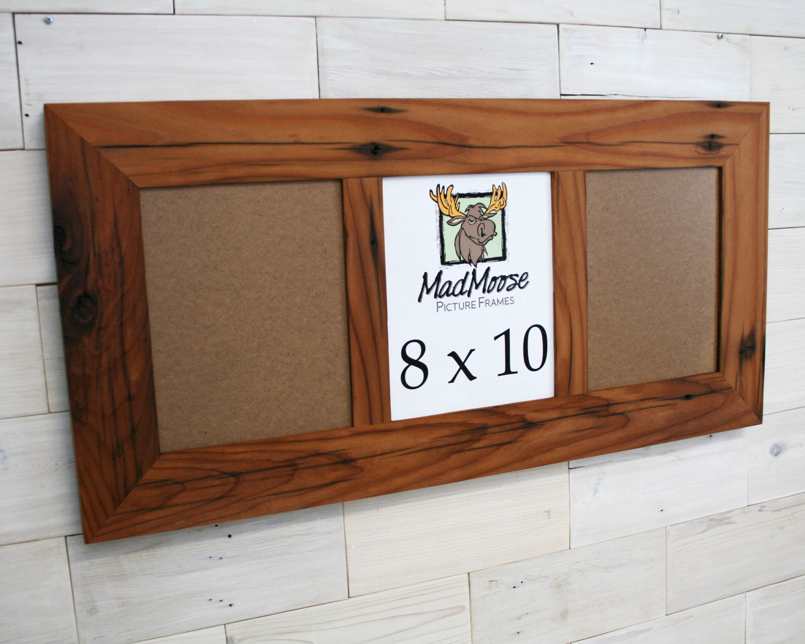 Set of 3 Reclaimed Wood 8 x 10 Picture Frames picture frames