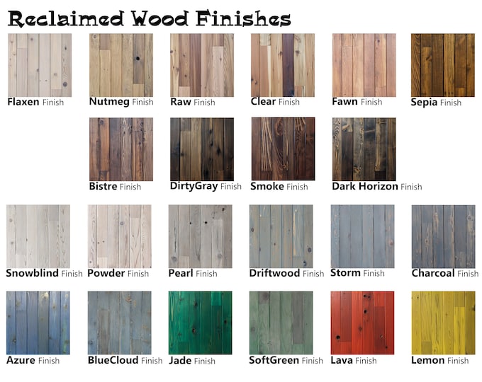 Reclaimed Cedar Finish Color Sample