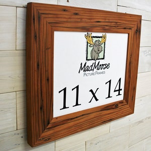 LG Reclaimed Redwood Picture Frame Classic-3&quot; | choose your size 12&quot; x 20&quot; up to 30&quot; x 40&quot;