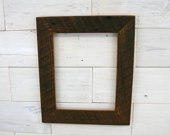 Antique Oak Picture Frame - Classic 2" | choose your size 12" x 20" up to 30" x 40"