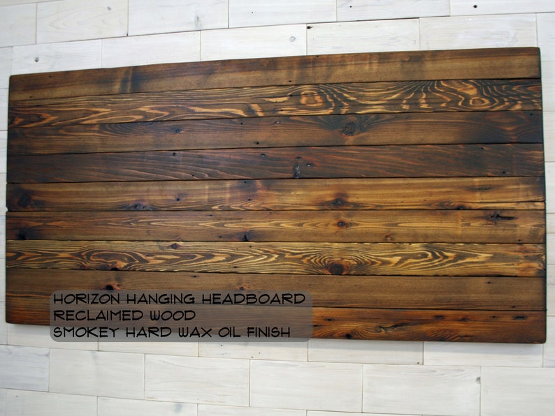 Reclaimed Wood Hanging Headboard or Headboard With Posts Etsy