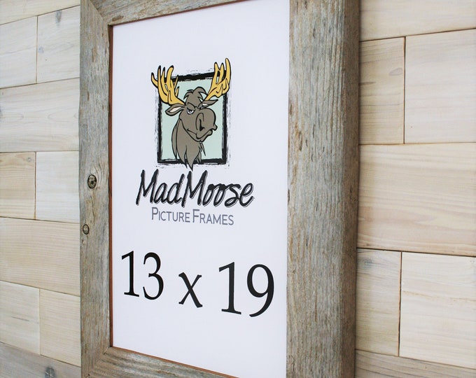 LG Barn Wood Picture Frame Classic-3" | choose your size 12" x 20" up to 30" x 40"