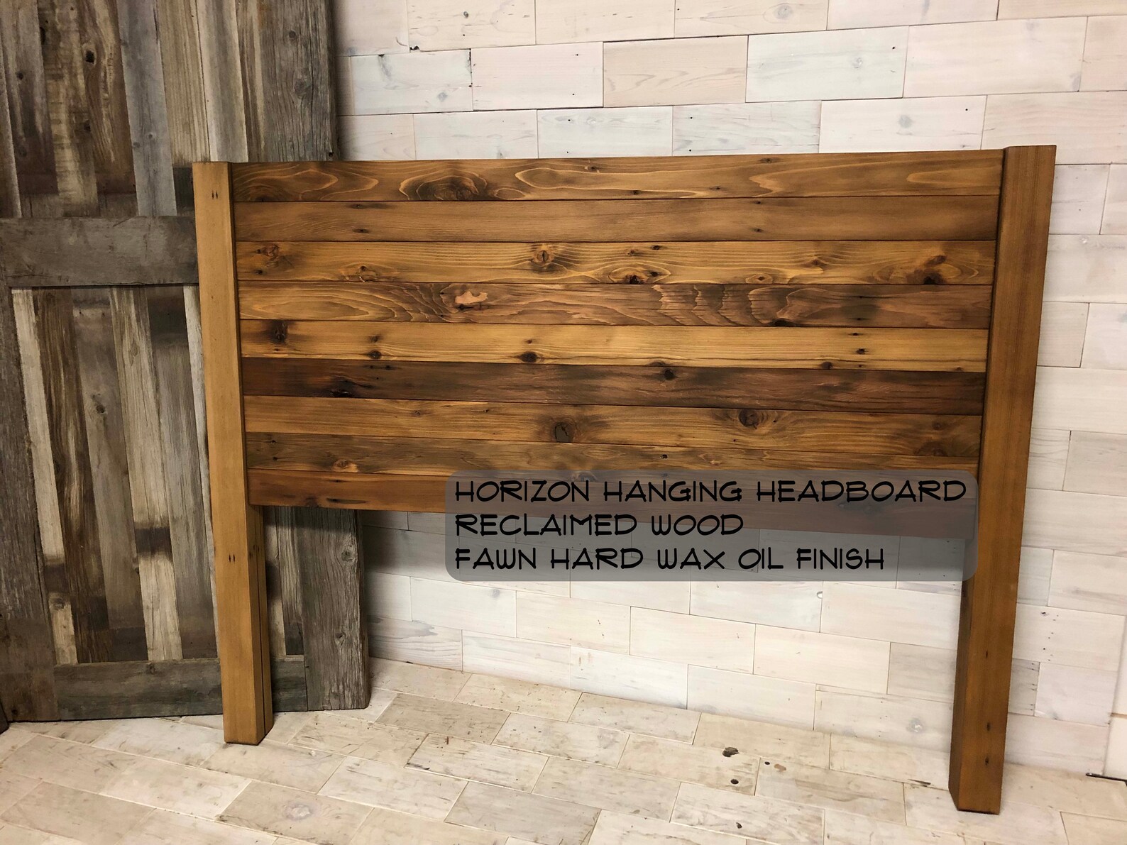 Reclaimed Wood Hanging Headboard Headboard With Posts or Etsy