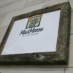LG Barn Wood Picture Frame Classic-1.25&quot; | choose your size 12&quot; x 20&quot; up to 30&quot; x 40&quot;