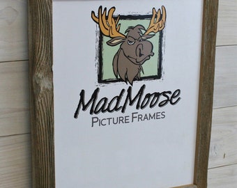 XL Barn Wood Picture Frame Classic-1.25" | choose your size 24" x 30" up to 40" x 48"