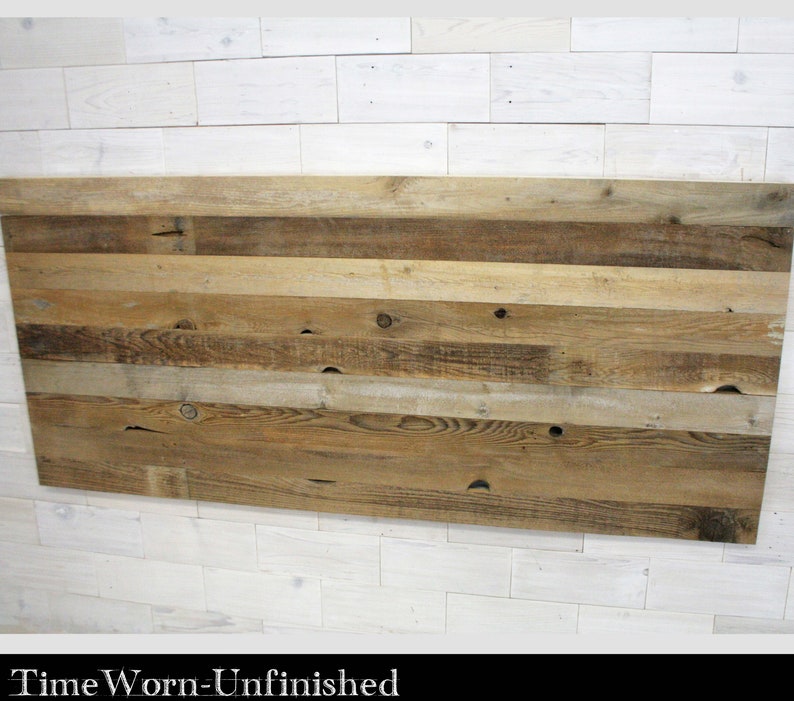 all bed sizes Texture Horizon Design Barn Wood Hanging Headboard Panel