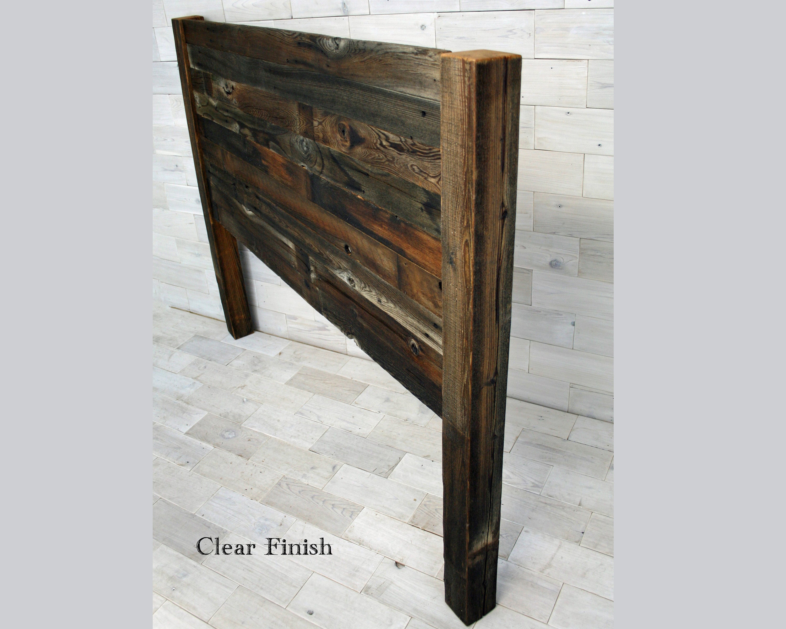 Recumbent Queen Headboard made from Barn Wood... (Tags Reclaimed Wood