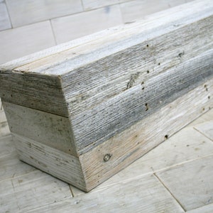 Fireplace Box Mantel | Barn Wood - GhostGray Urban Wood | choose your size