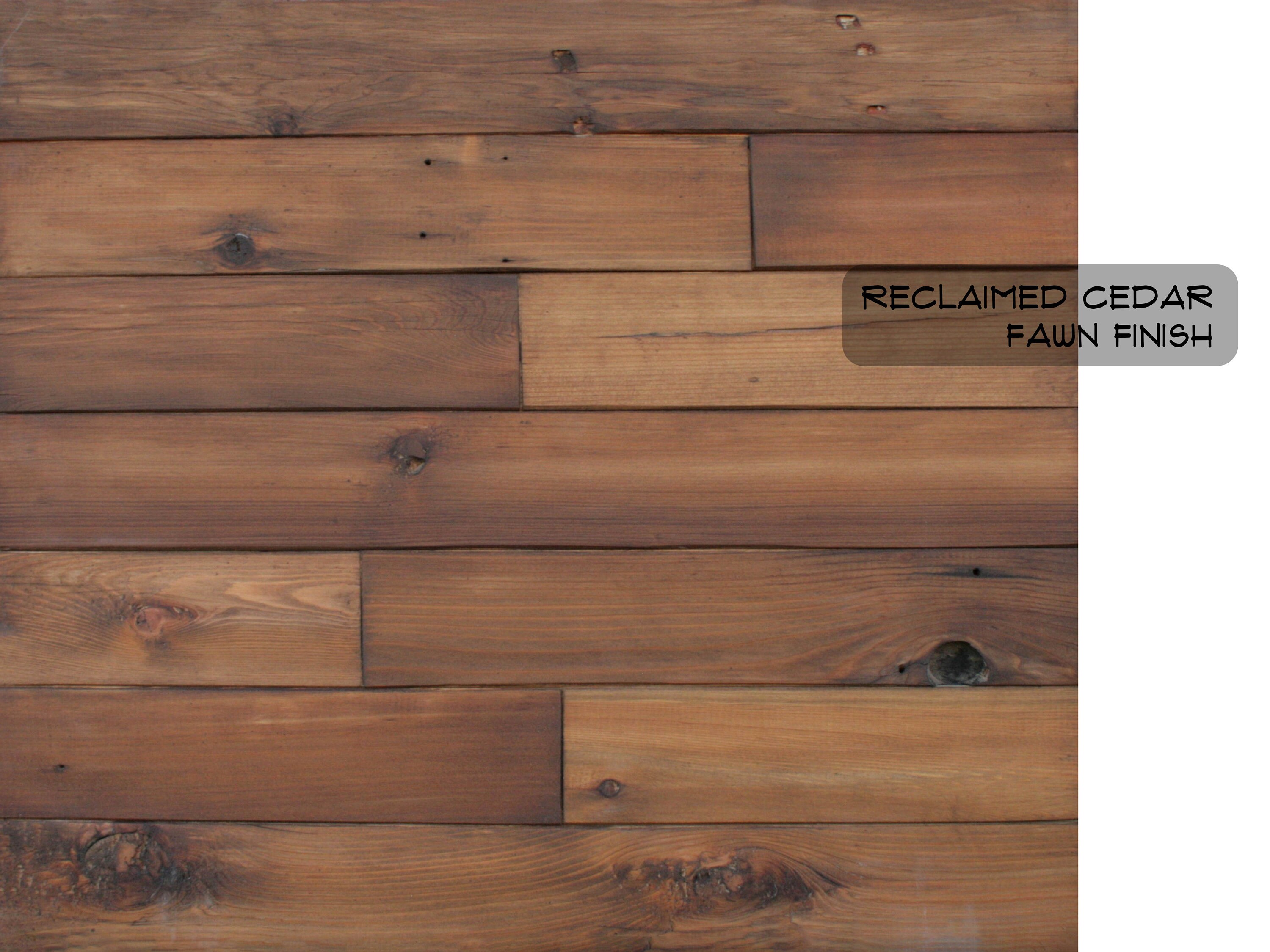 Reclaimed Cedar Finish Color Sample