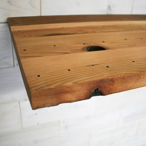 Reclaimed Cedar Solid Wood Shelf