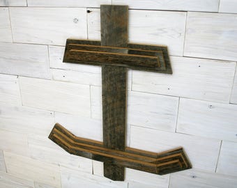 Anchor Wall Decor made from Barn Wood