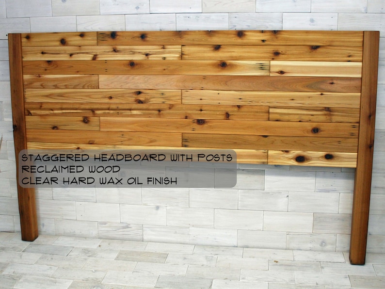 Reclaimed Wood Hanging Headboard Headboard With Posts or Etsy