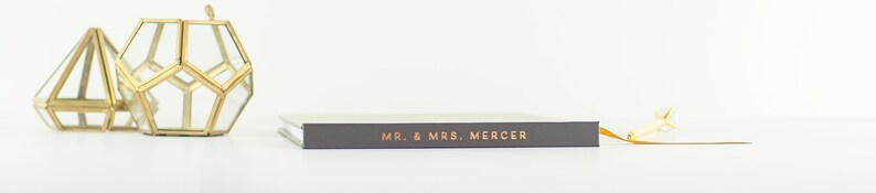 Wedding Guest Book wedding guestbook landscape guestbook Gold Foil wedding guest book gold wedding book wedding photo book heart guest book
