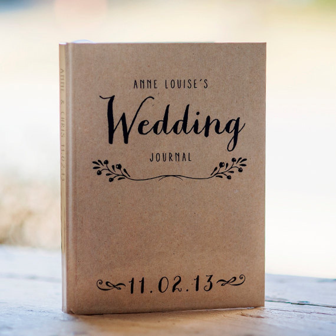 Wedding Journal Notebook Wedding Planner Personalized Etsy
