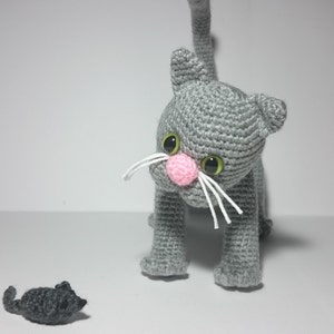 DEUTSCHE PDF Häkelanleitung - Amigurumi &quot;Katze Pino&quot;