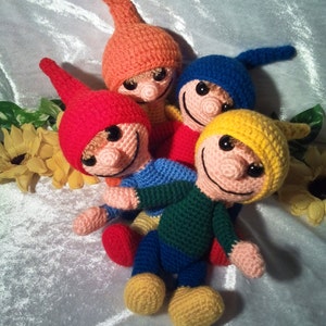 DEUTSCHE PDF Häkelanleitung - Amigurumi &quot; Zwerg Happy&quot;