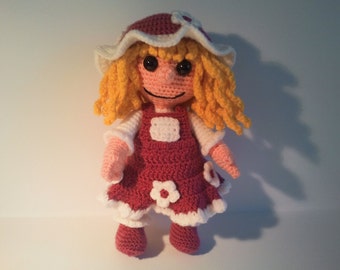 DEUTSCHE PDF Häkelanleitung - Amigurumi " Püppchen Marie"