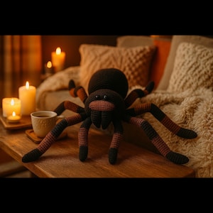 Amigurumi Spinne Häkelanleitung – Schritt-für-Schritt DIY | PDF Halloween Spinne