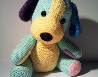 DEUTSCHE PDF Häkelanleitung - Amigurumi " Der Hundeteddy"