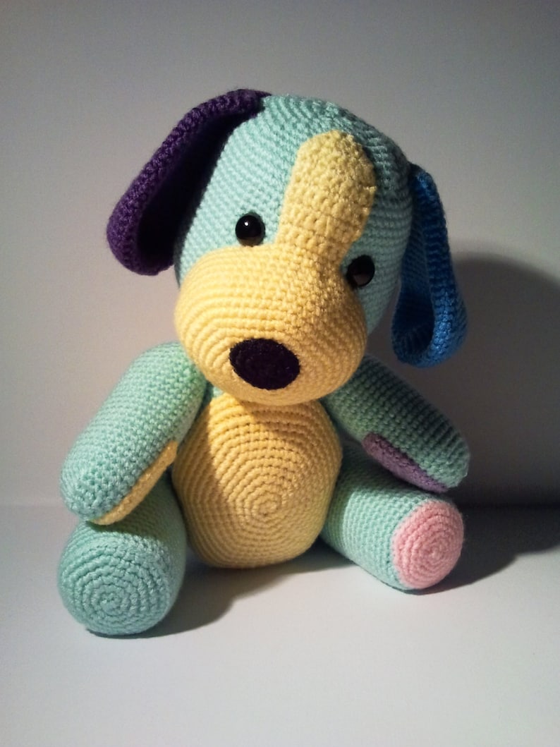 DEUTSCHE PDF Häkelanleitung Amigurumi Der Hundeteddy image 1