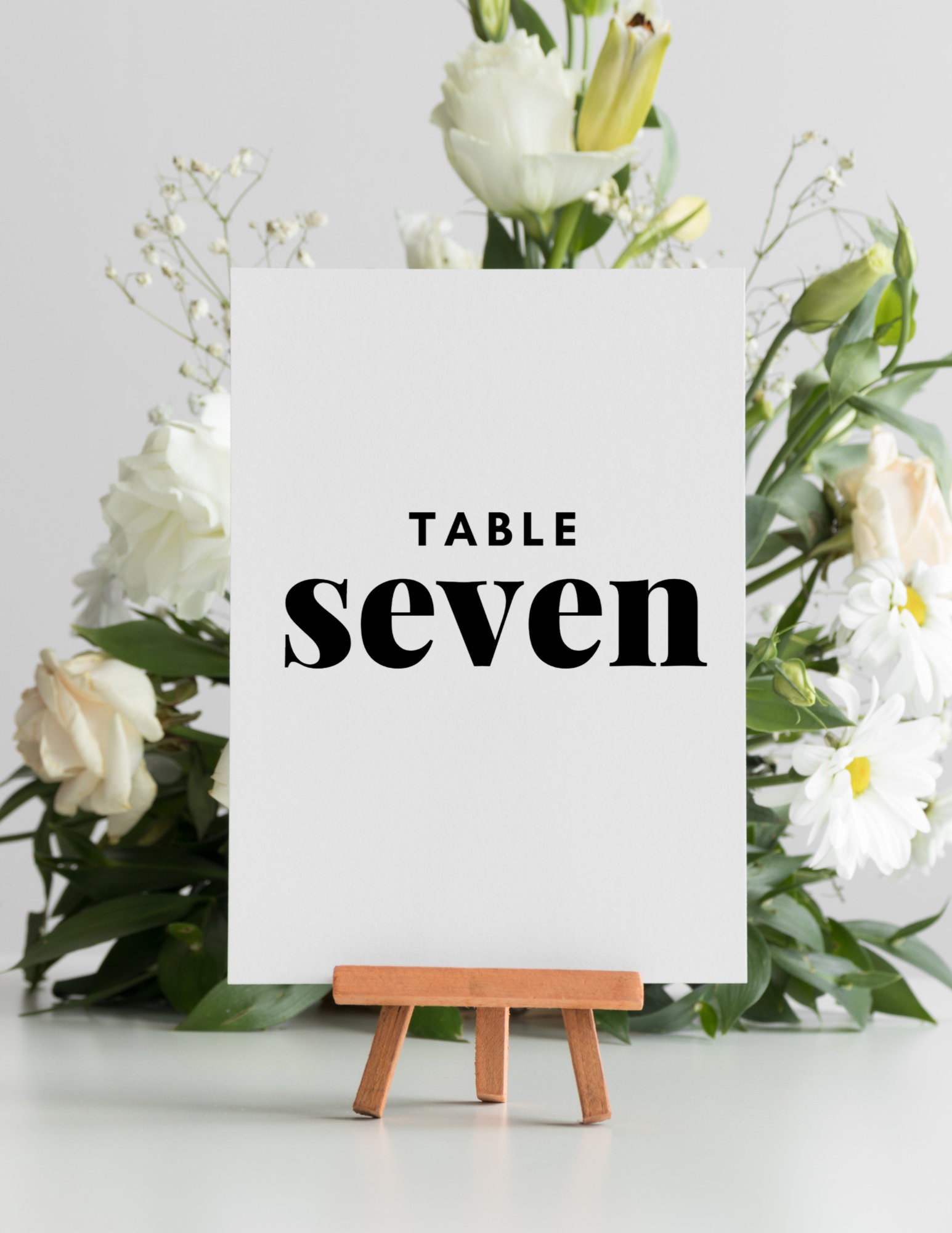 Table Numbers Printable, Table Numbers, Wedding Table Numbers ...