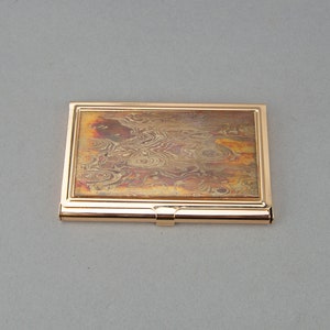 Mokume Gane Business Card ID Case #11
